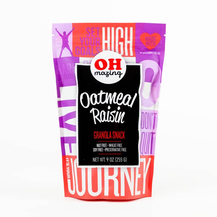 Oh Mazing Granola - Wholesale Granola - 9oz Oatmeal Raisin Granola Snack, Nut-free0