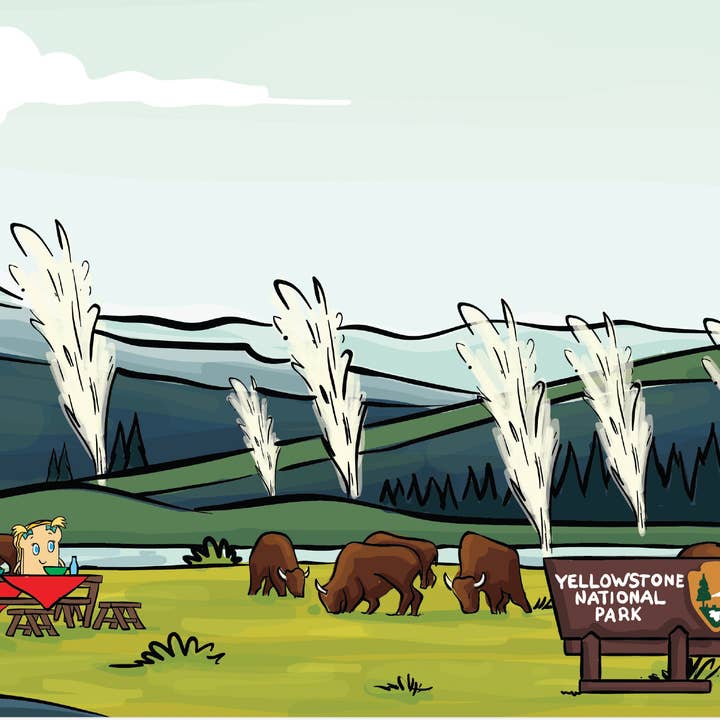 The Adventures of Susie & Johnny Grilled Cheese - Wholesale Early Reader Book (6-8) - Susie & Johnny Take A Spectacular National Park Adventure6