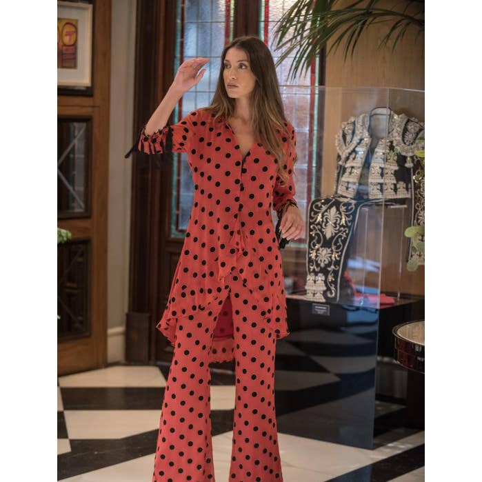 KAHYRA RODE ALHAMBRA TOP voor wholesale door Káhyra