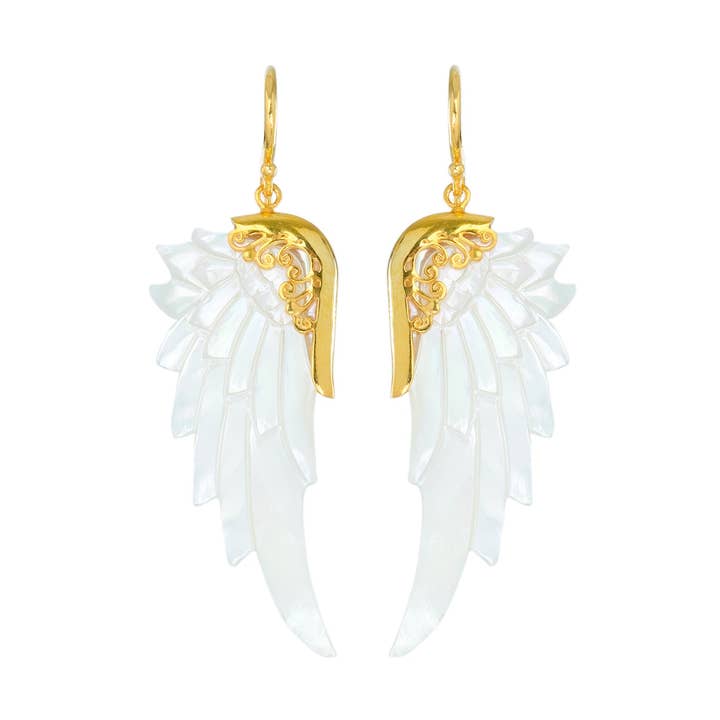 pure light gold earrings - small for wholesale by Sacred Space Sisters