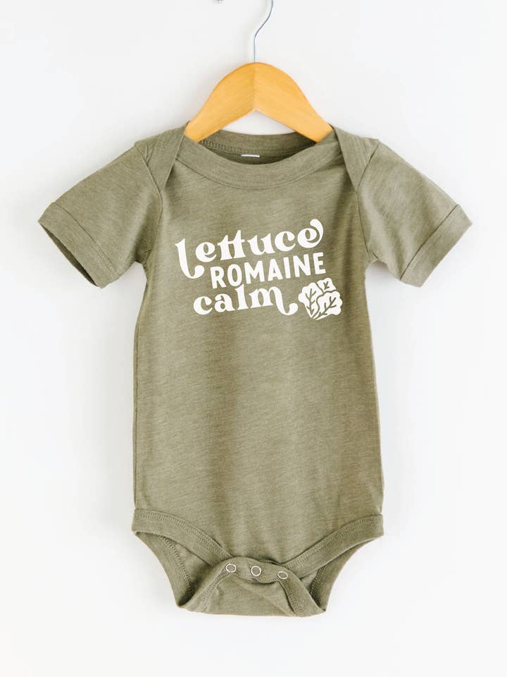 Lettuce Romaine Calm Baby Bodysuit | Onesie | Baby Clothing for wholesale by Nature Supply Co