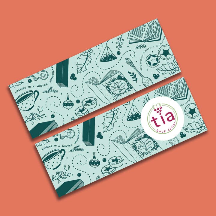 Custom Christmas Bookmark for wholesale by Bookishly (US Duties Paid)