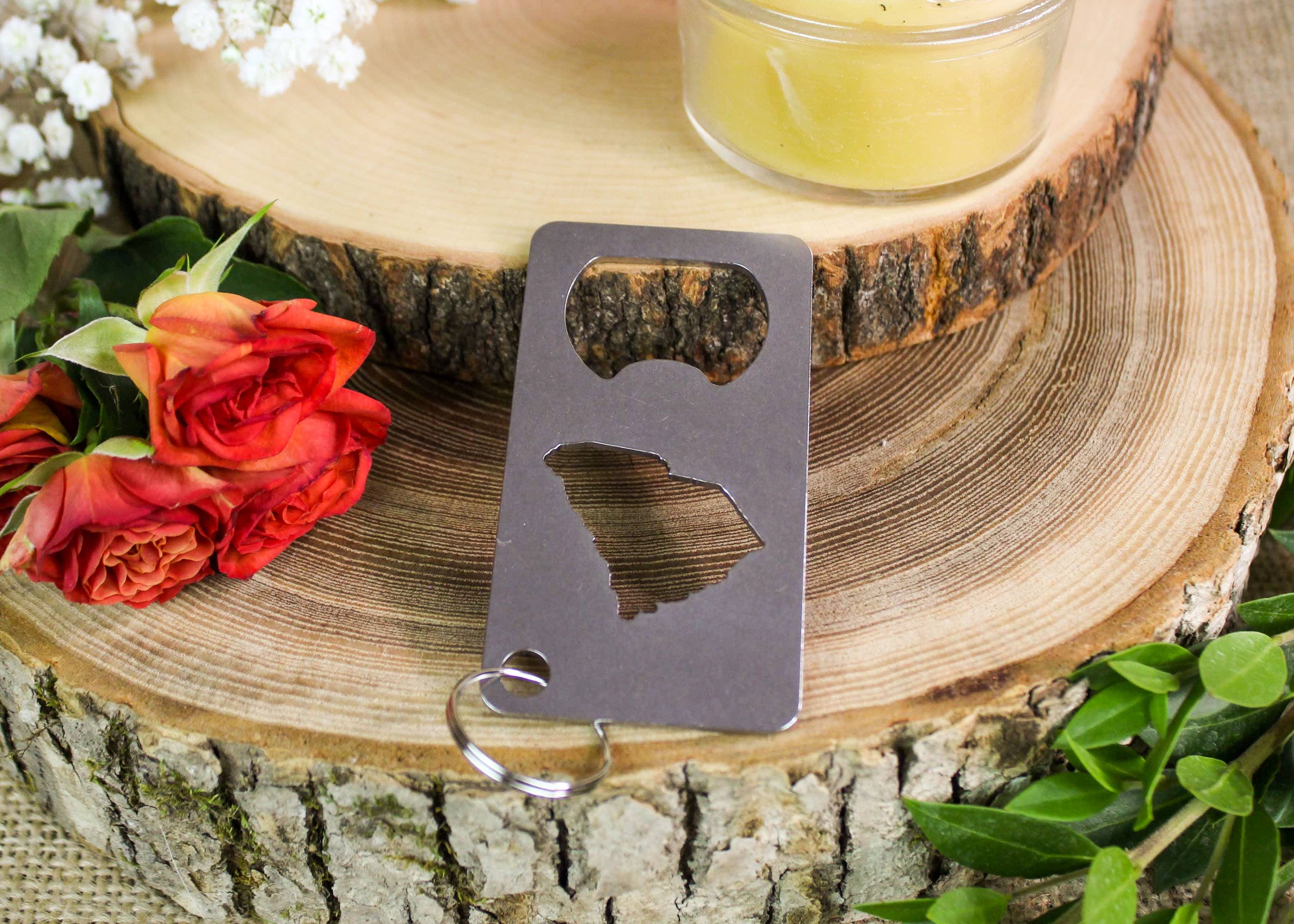 Iron Maid Art - Wholesale Bottle/Wine Opener - South Carolina State Stainless Steel Beer Bottle Opener Gift7