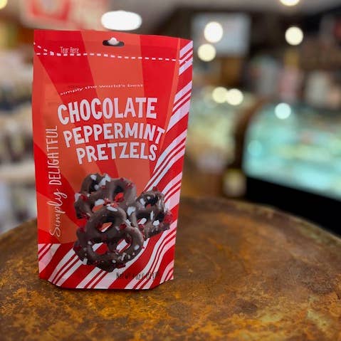 Simply Delightful - Wholesale Pretzels - Chocolate Peppermint Pretzels