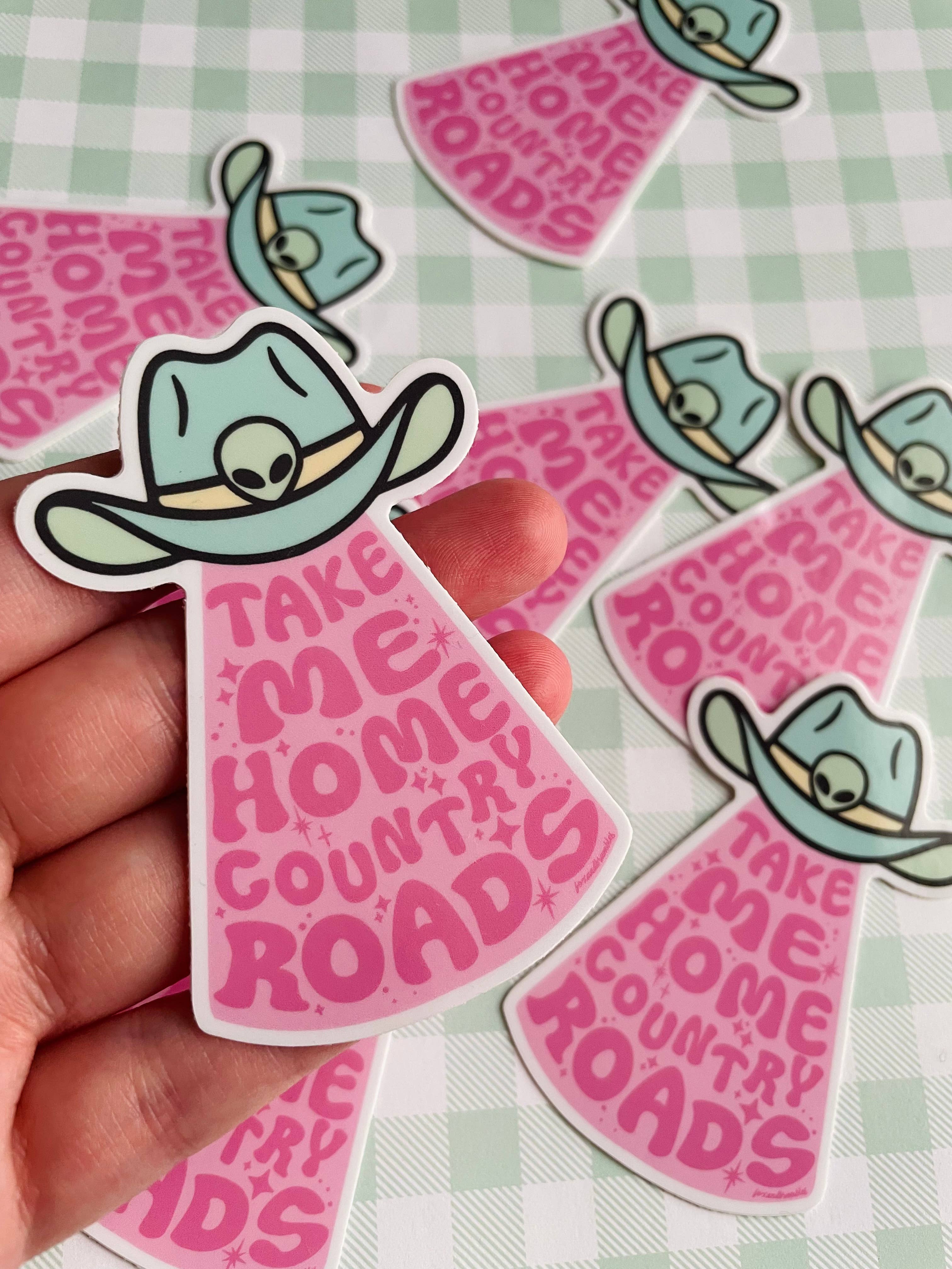 Fox and Brambles - Wholesale Sticker - Cowboy Alien Sticker2