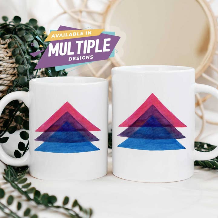 Caneca de café do orgulho bissexual por atacado de Shop Intaglio