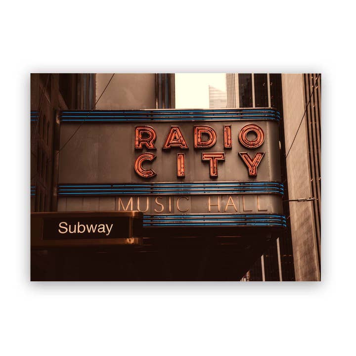 New York Music Hall pour la vente par Postertex GmbH