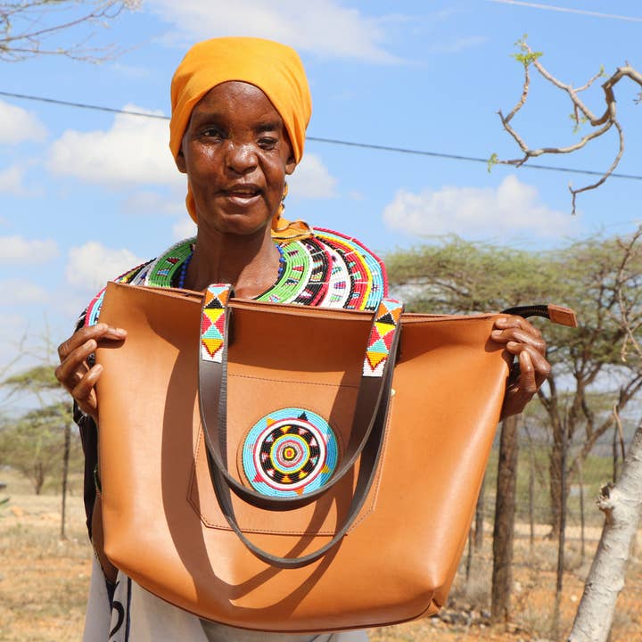 Turkana Tote for wholesale by BeadWORKS