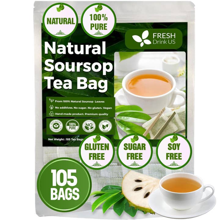 Naomi's Happy Place Shop - Wholesale Health/Detox Tea - Soursop Leaves Tea Version 217