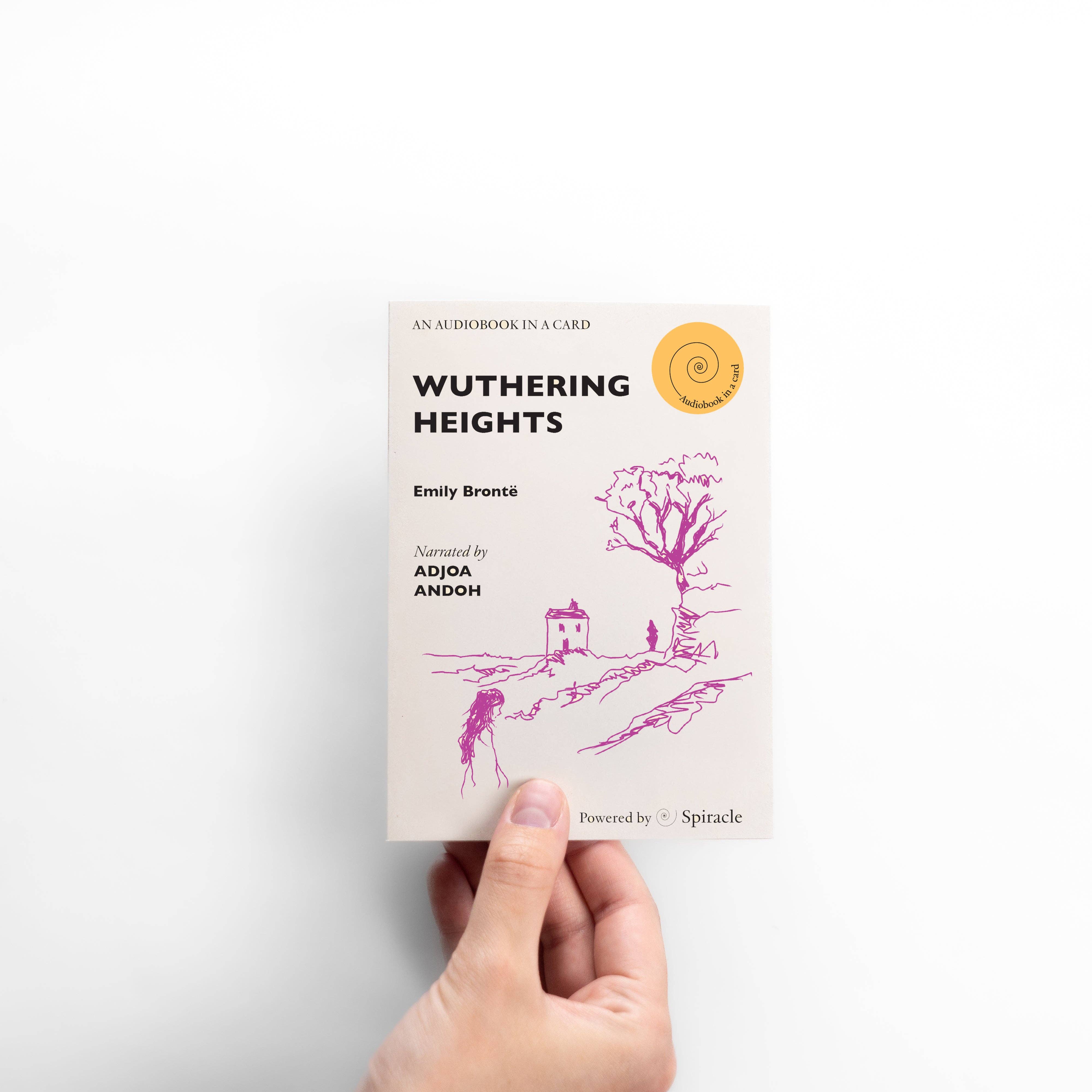 Spiracle Audiobooks – wholesale Everyday greeting card – Emily Brontë’s Wuthering Heights Audiobook Gift Idea10