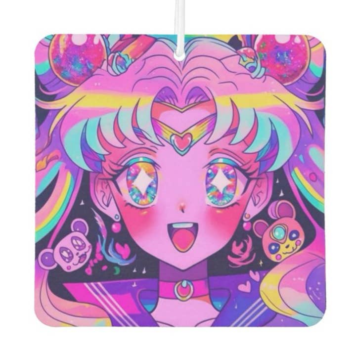 Vaporwave Mondkristall-Autoduft - Passionsfrucht-Duft für den Großhandel von CultPOP