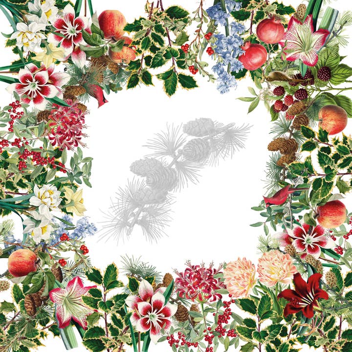 Linen Tablecloth «Natalia», 100% Made in Italy per la vendita all'ingrosso da parte di The Napking