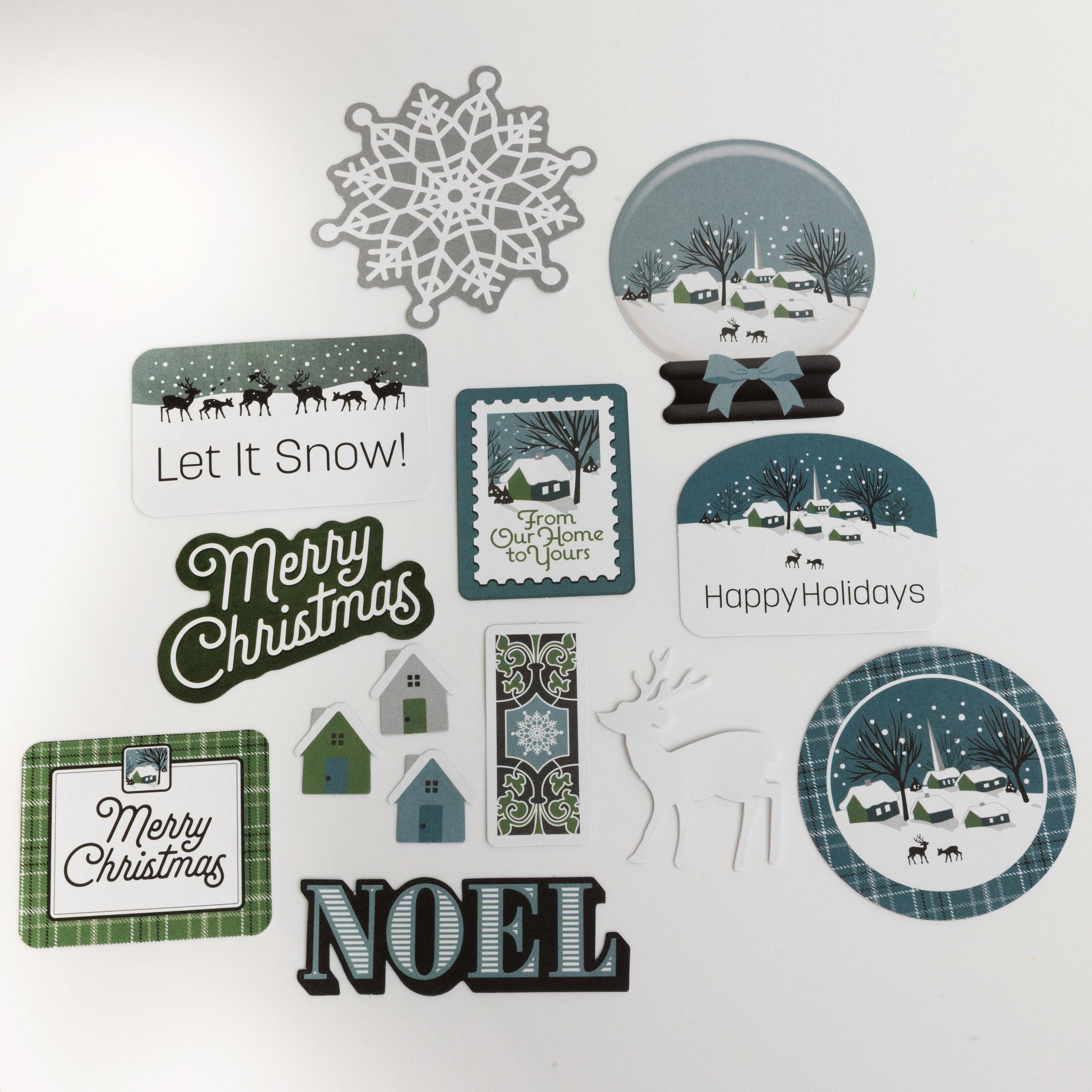 Jewelry Made by Me – wholesale Christmas decoration – Winter Wonderland  28 PC Card Toppers Everett Rd. By Cathe Holden0