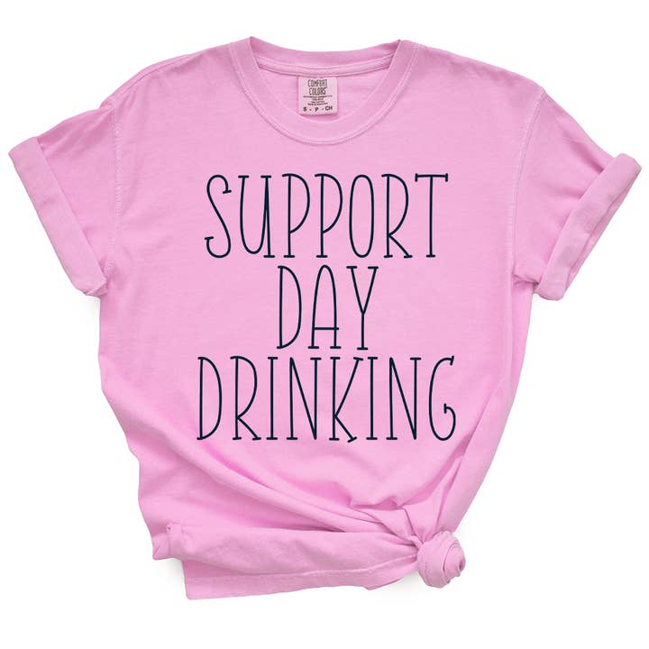 tcbco - Vente T-shirt sérigraphié – femme - T-shirt de soutien à la consommation diurne d'alcool