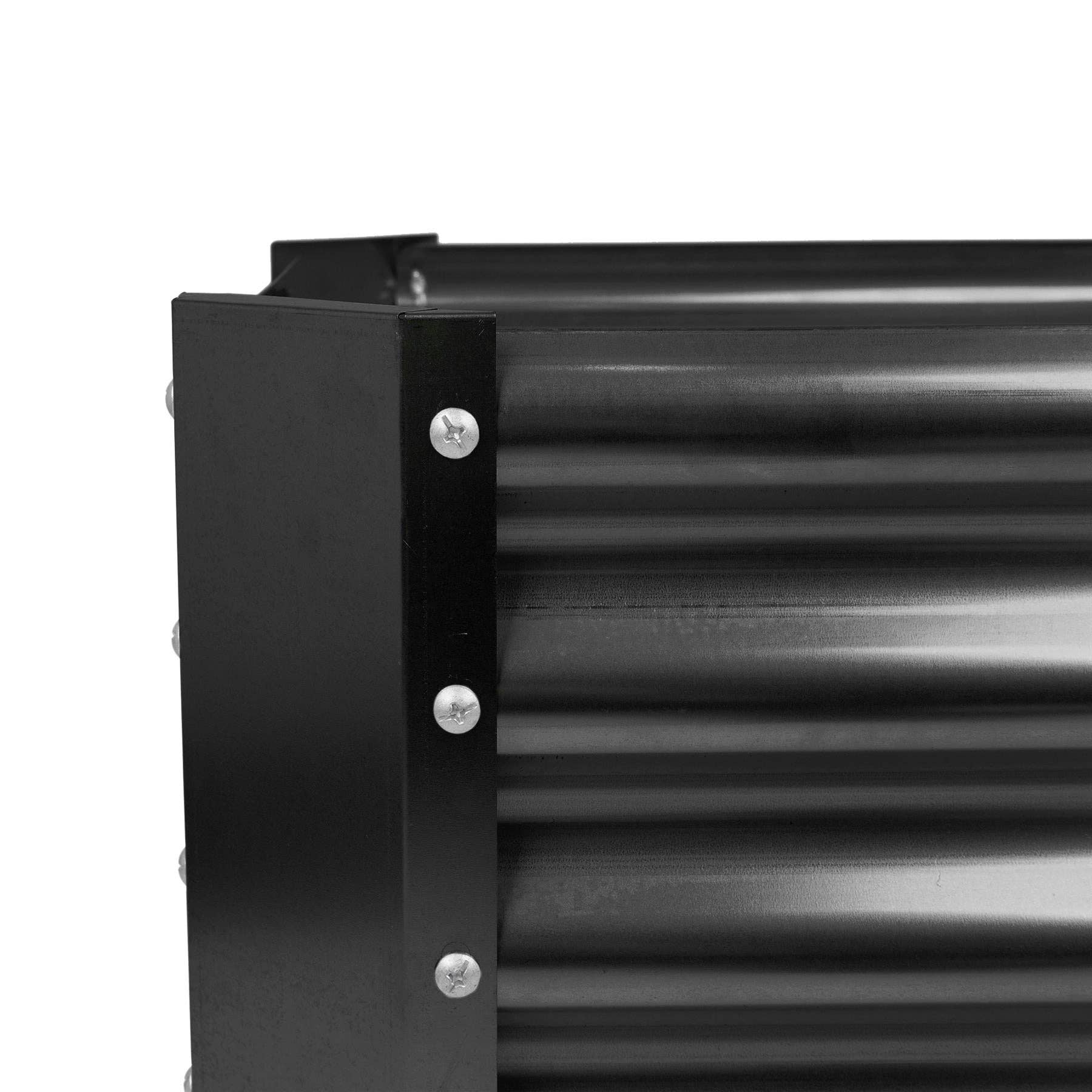 Rinkit Ltd – Großhandel Hochbeet – 60 cm x 60 cm quadratisches Hochbeet aus verzinktem Stahl – von Harbour Housewares5