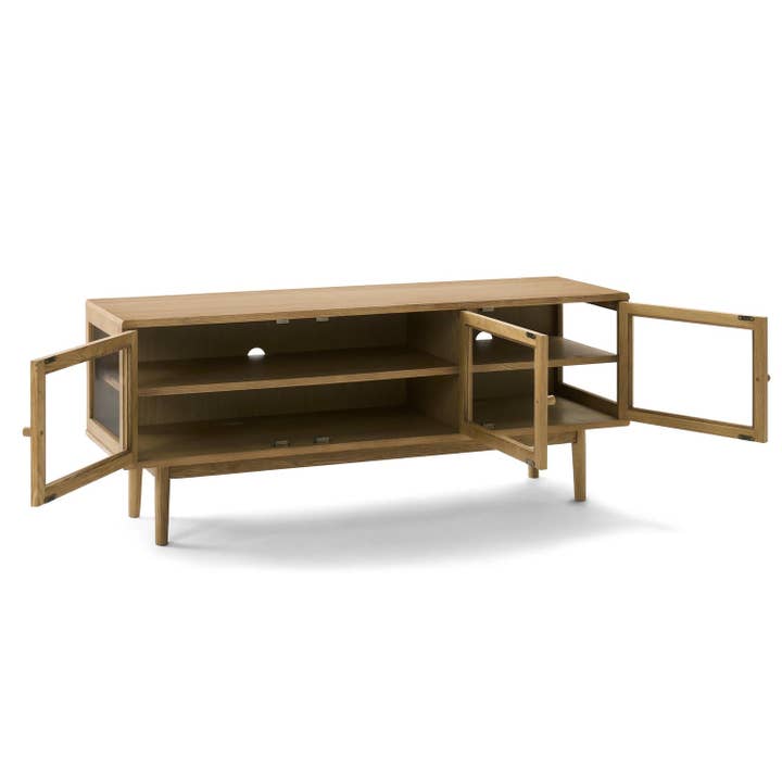 Furnhouse - Wholesale Console Table - 3-Door TV Table Svendborg - Natural Oak2