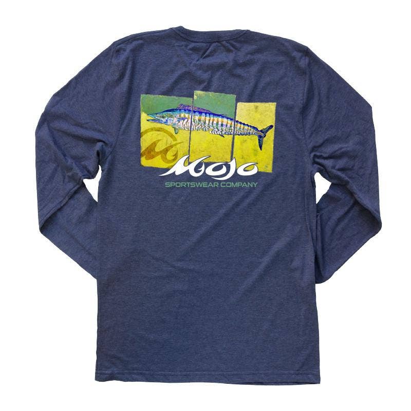 Mojo Sportswear Company - Wholesale T-Shirt (Graphic) - Men's - Wahoo Panels Long Sleeve T-Shirt5