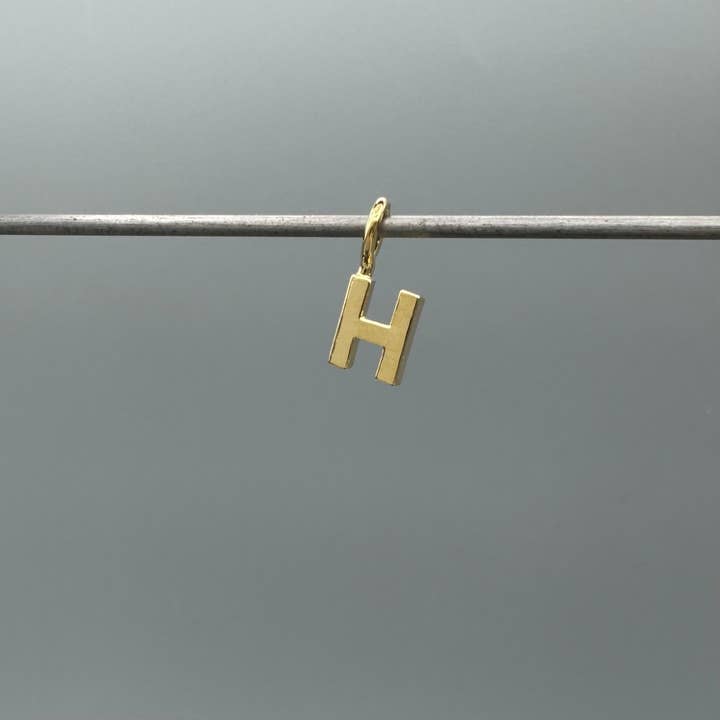 Something Silver - Wholesale Individual Charm/Pendant - Perfect Little Block Letter Initial Charm7