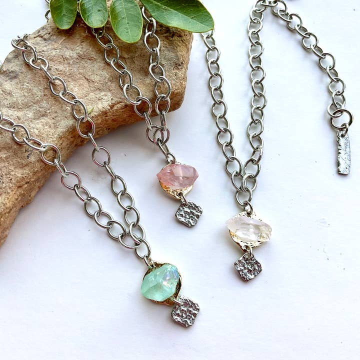 Aura Quartz Designer Necklace for wholesale by J. Jansen Designs