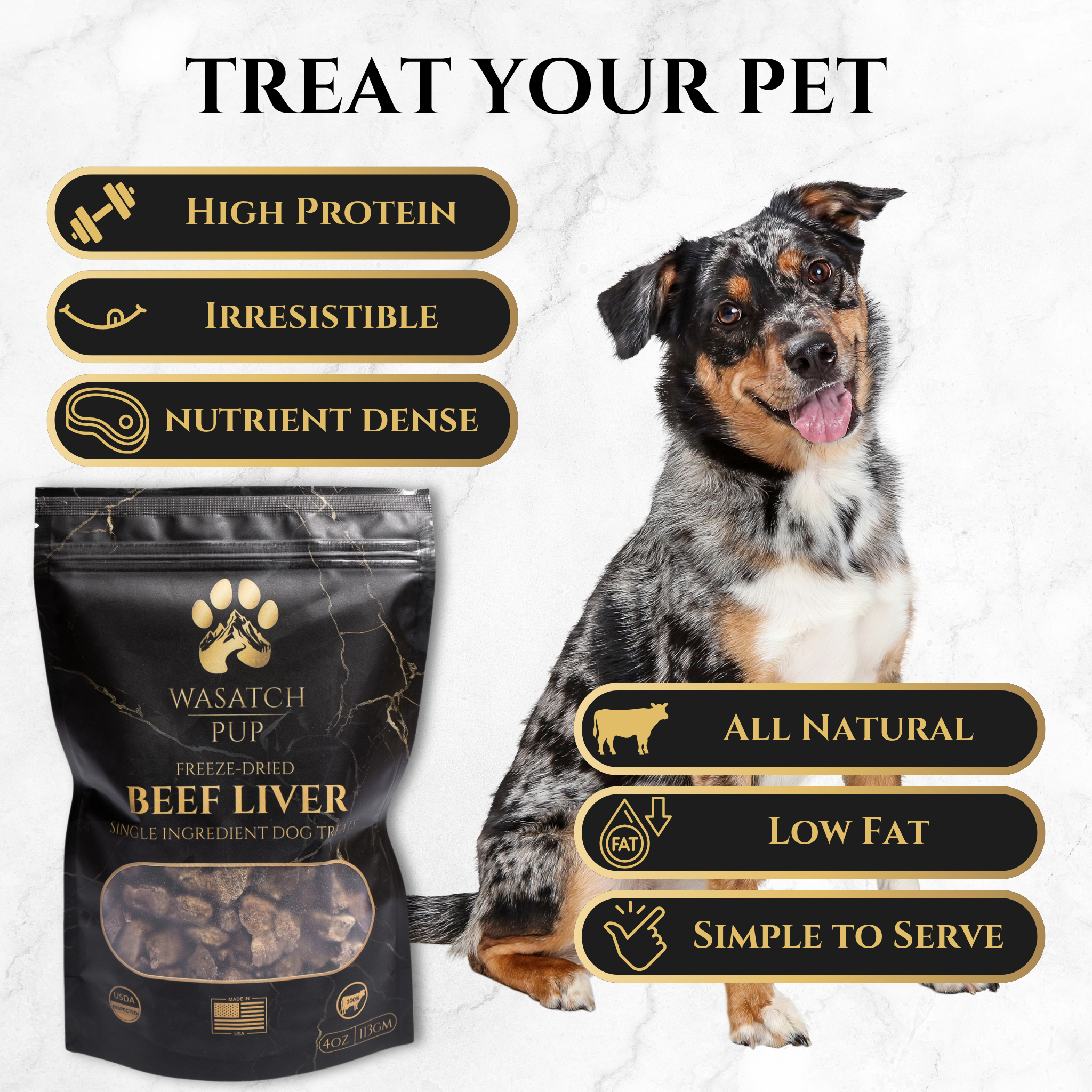 Wasatch Pup - Wholesale Pet treats – Dog - Freeze-Dried Beef Liver | Single Ingredient Dog Treats4