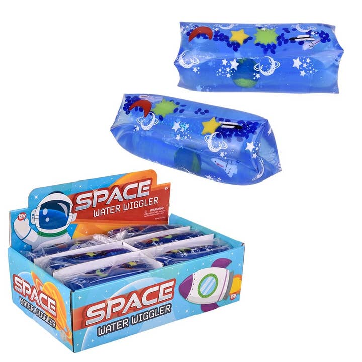 Jumbo Space Water Wiggler 5" LLB kids toys for wholesale by La Luna Bella - Toys