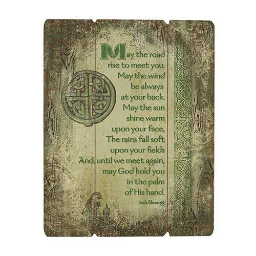 15" Plq Irish Blessing for wholesale by Christian Brands Catholic