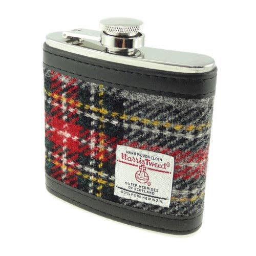 The Scotland Kilt Company – Großhandel Taschenflasche – Hüftflasche Harris Tweed, 6 Unzen, 10 Farben3