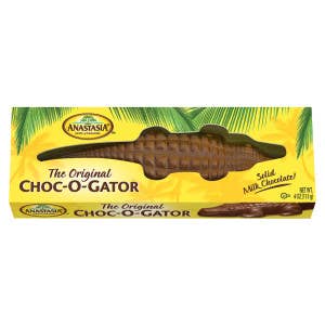 L&F Universal Goods - Wholesale Chocolate - Anastasia Junior Choc O Gator Milk Chocolate 12/4OZ