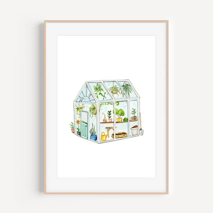Greenhouse Art Print for wholesale by MaryGold Tales