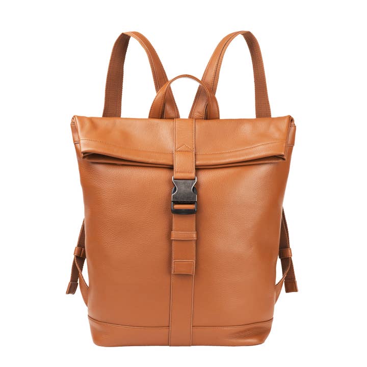 Saint George - Leather backpack for wholesale by ZEDE PARIS