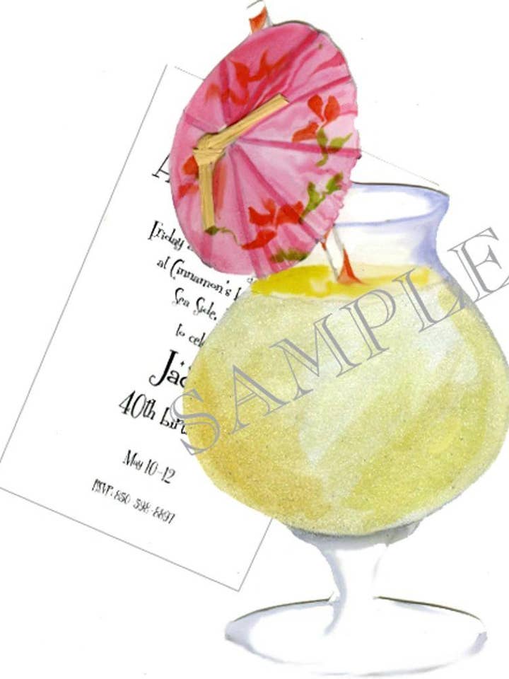 Invitations (Die Cut Invitations -AW836W) for wholesale by Stevie Streck Designs