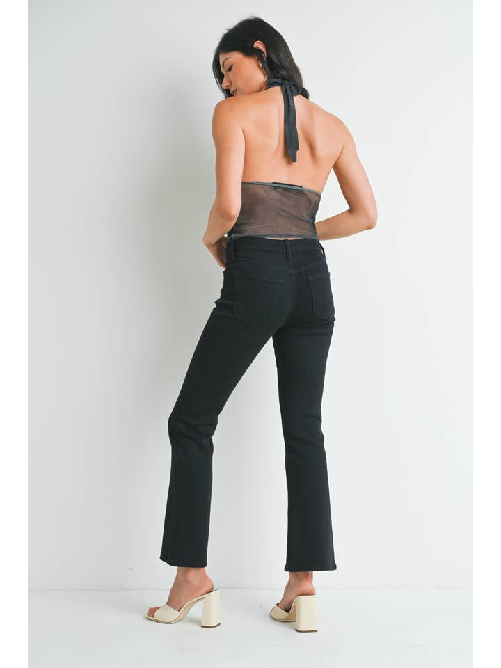 Just USA Jeans - Wholesale Jeans - Women's - JP373 - BLK - Petite Bootcut