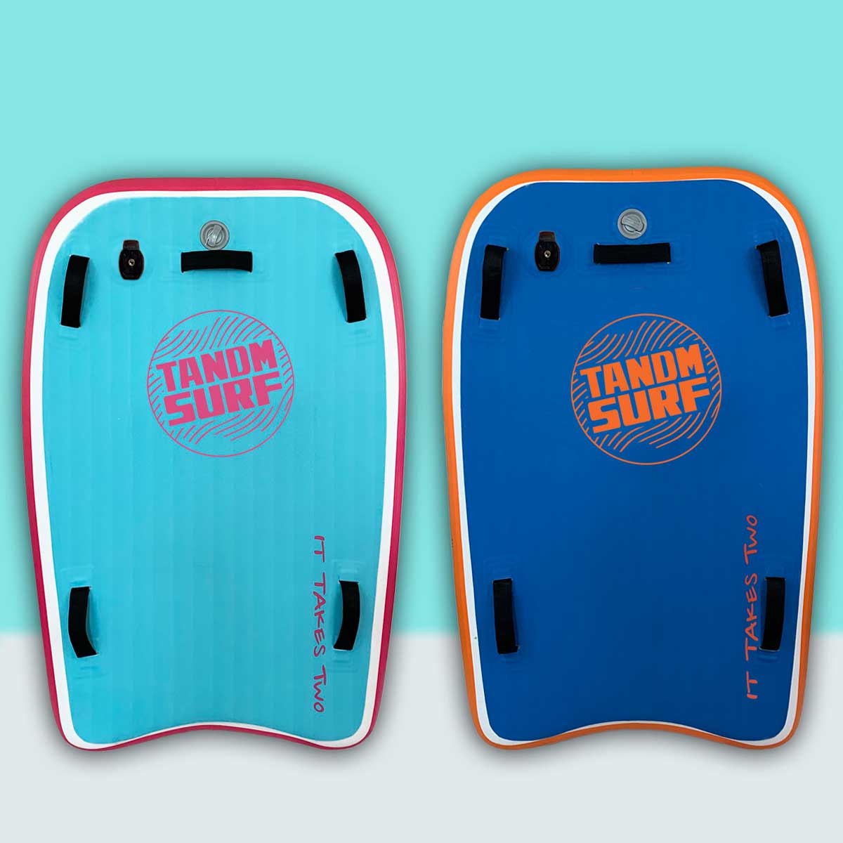 TANDM Surf – wholesale Uppblåsbara leksaker – TANDM Surf tandem bodyboard med uppblåsbart luftsystem – som sett på Shark Tank5