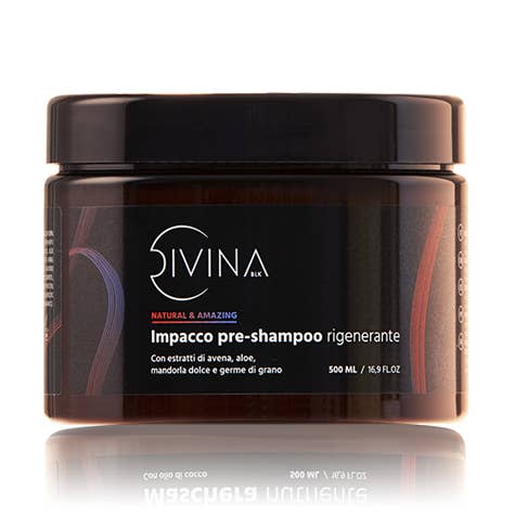 Regenerating Pre-Shampoo Pack 500ml for wholesale by Divina Cosmetics srl