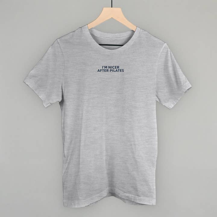 Ivy + Cloth - Wholesale Screen Printed T-Shirt - Women's - I'm Nicer After Pilates