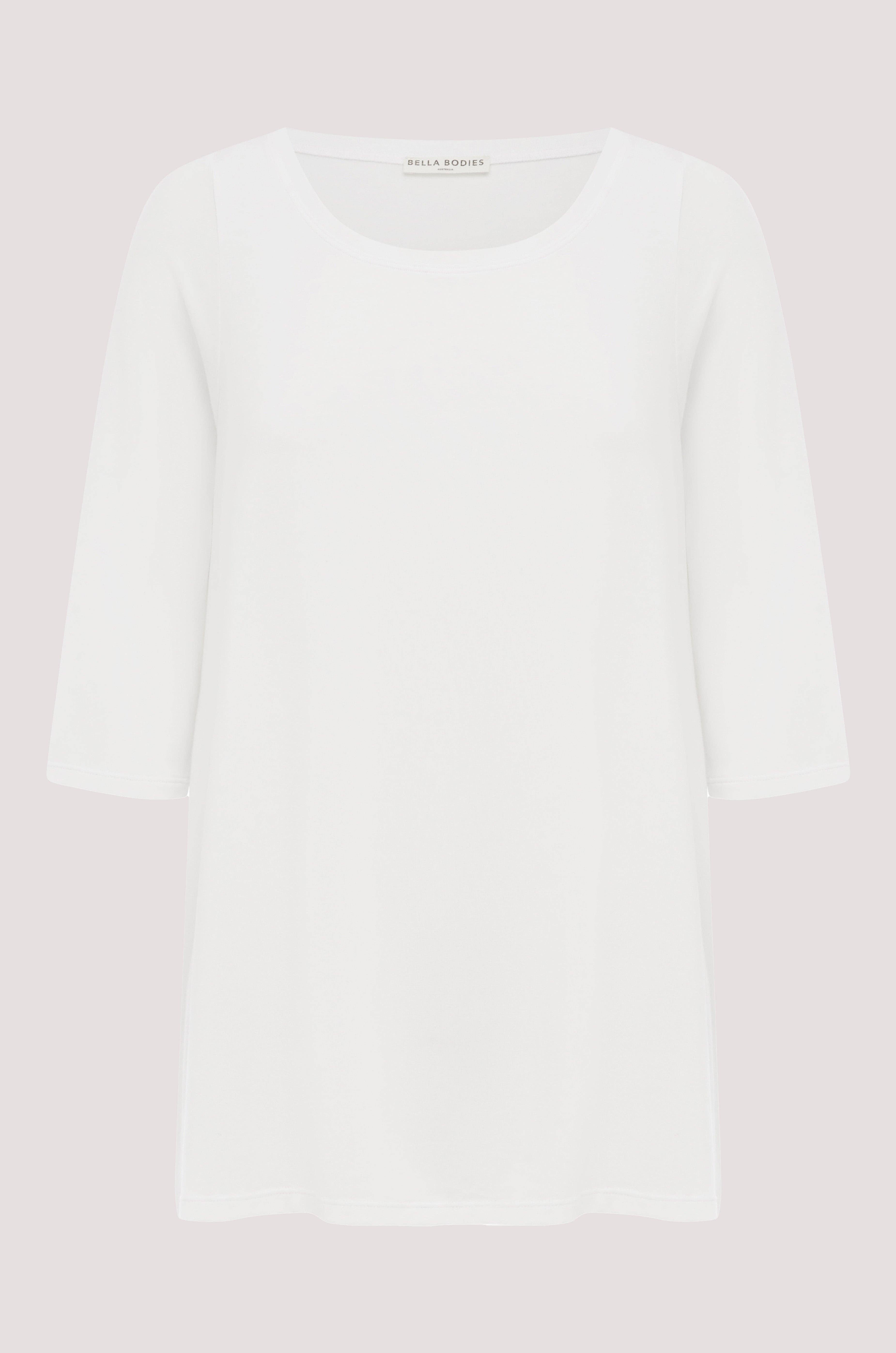 Bella Bodies Australia - Wholesale T-Shirt - Women's - BioLuxe™ Half Sleeve Swing T-Shirt16