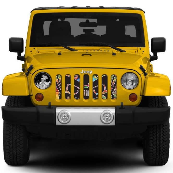 Insert de calandre Tiki Bob Jeep pour la vente par Dirty Acres