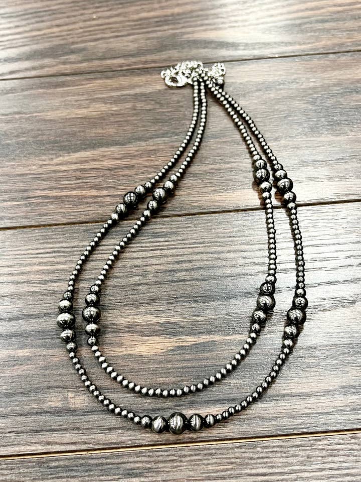 739556, 22" Håndlavet Polsk Navajo Perlehalskæde for engroshandel hos ISAC Trading Inc