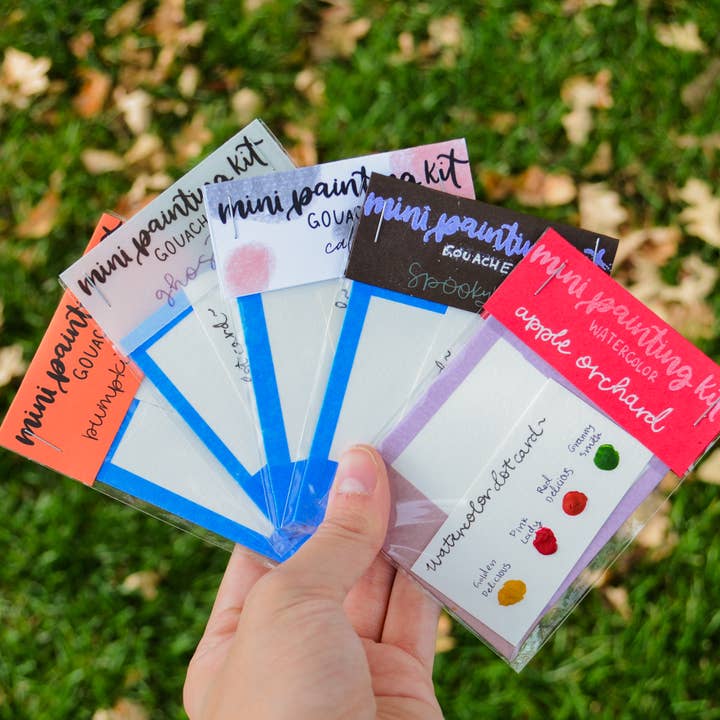 Lavender Chai Co. - Wholesale DIY craft kit - Mini Painting Kit Bundle- Spooky Season3