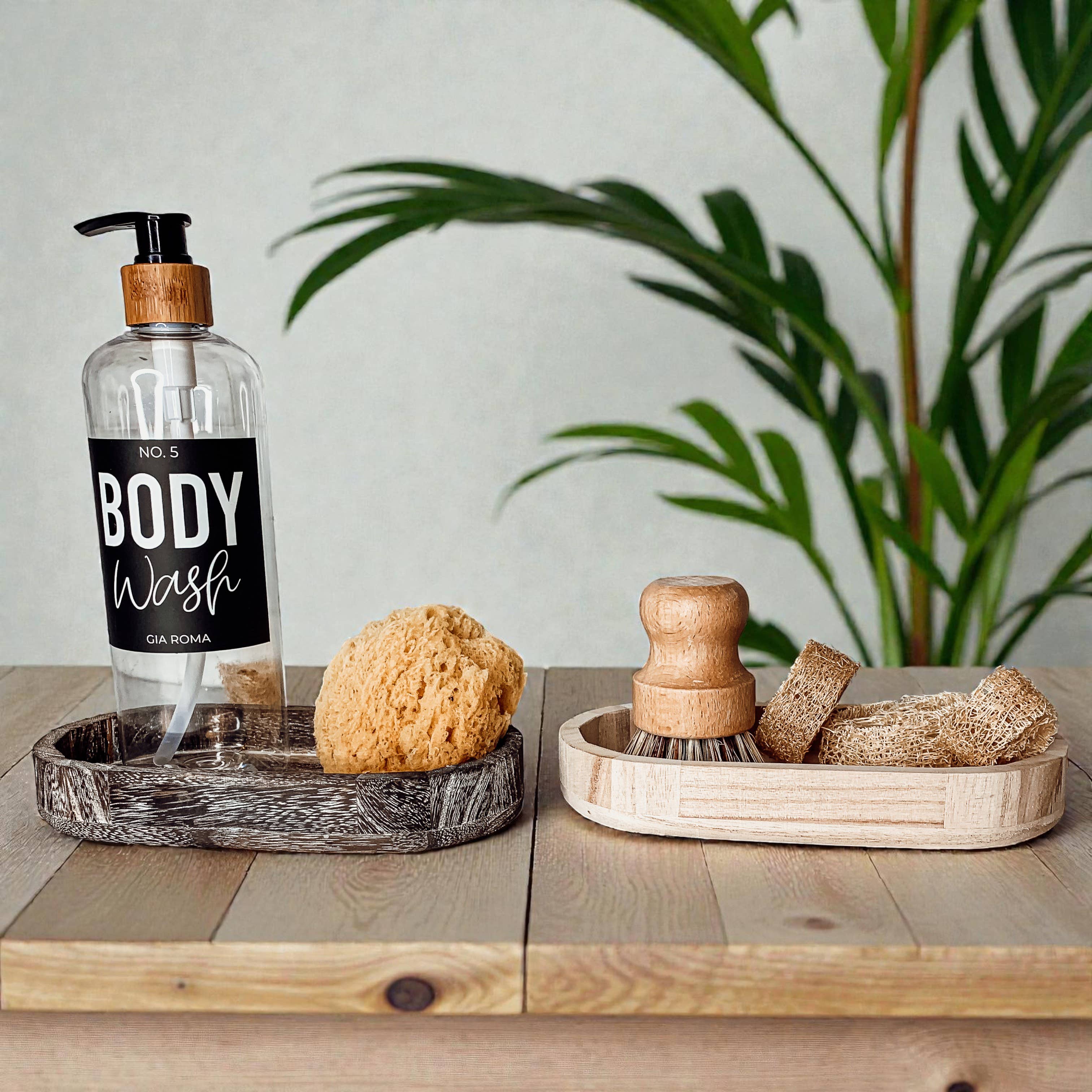 Gia Roma - Wholesale Decoratief dienblad - Ronde houten standaard en sierbord voor tafeldecoratie8