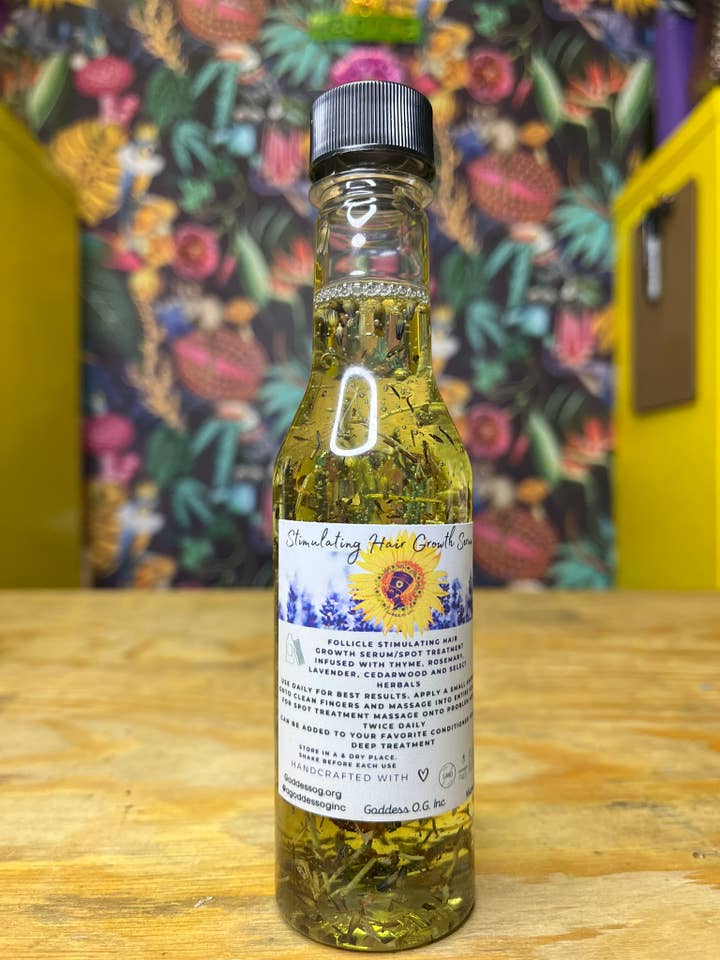 Stimulerende plantestoffer hårvækst serum for engroshandel hos Goddess O.G. Inc