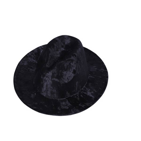 Nima Accessories Inc - Wholesale Fedora - Women's - Ladies Fashion Fedora Faux Velvet Leather Hat