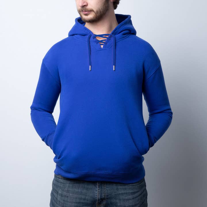 Infinite Sourcing & Trading LLC. - Wholesale Hoodie - Men's - Blank hoodie heavy blend w/Colored drawstring-Build hoodie91