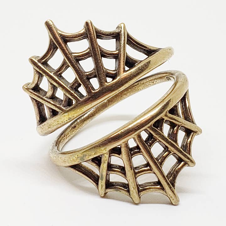 Webbed Ring for wholesale by Daisy Metalworks