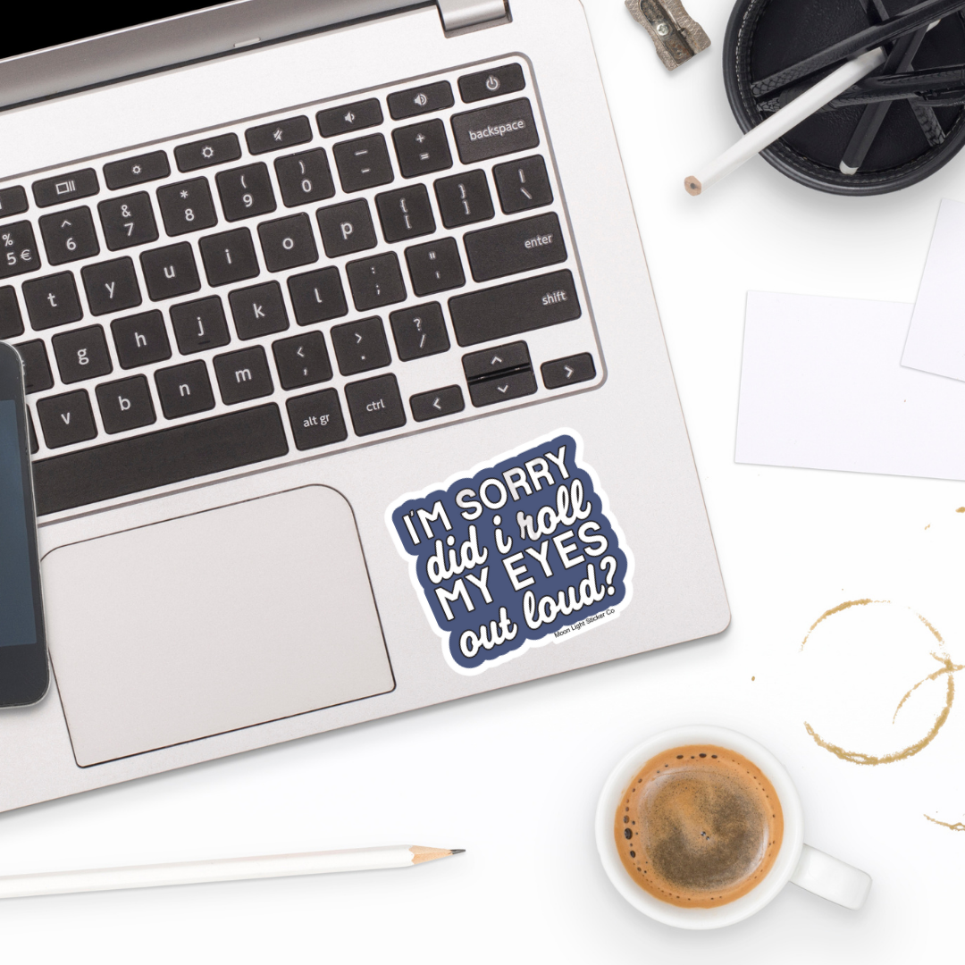 Moon Light Sticker Co - Vente Autocollant - Autocollant Eye Roll3