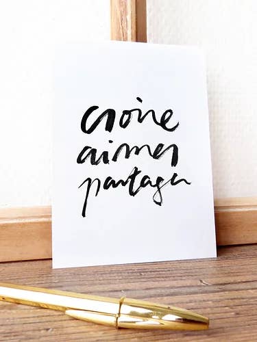 “Believe, Love, Share” for wholesale by Tifalia