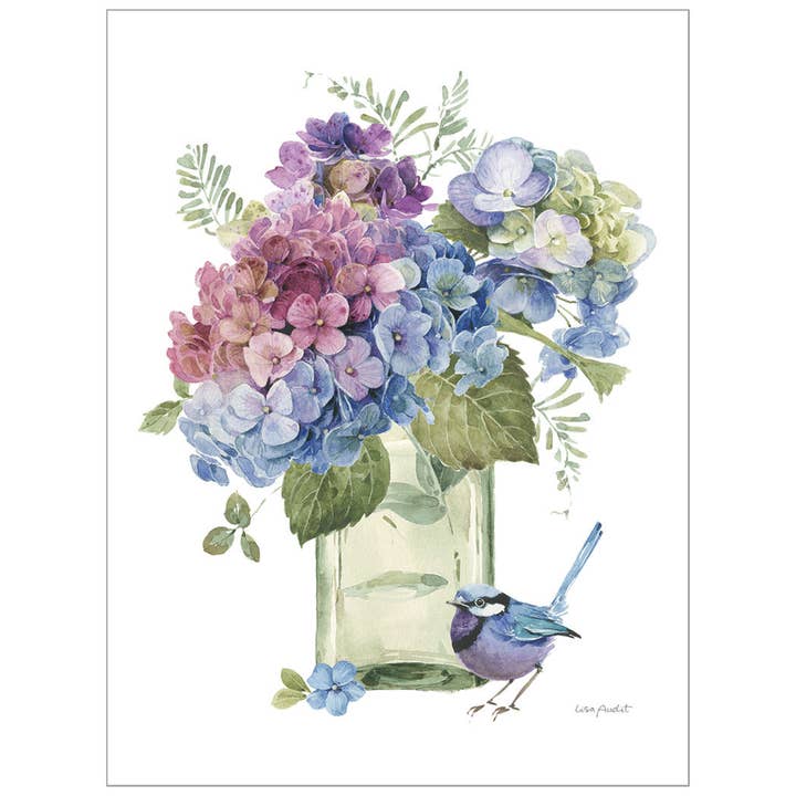 Blåfågel & Hortensia Kort i låda för wholesale av Legacy