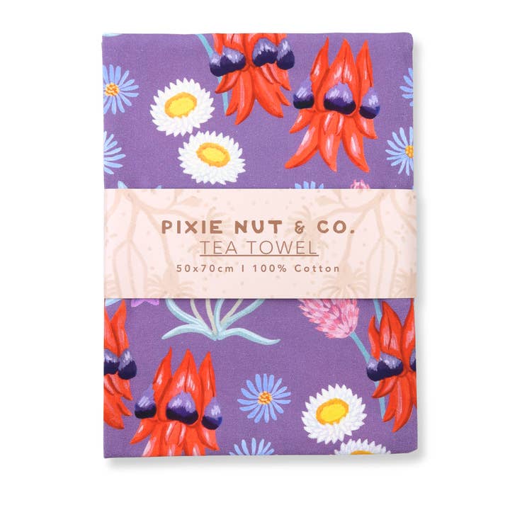 Australian Tea Towel - Desert Wildflower and other Purchase Wholesale agave for distilling. Free Returns & Net 60 Terms on Faire trending on Faire.