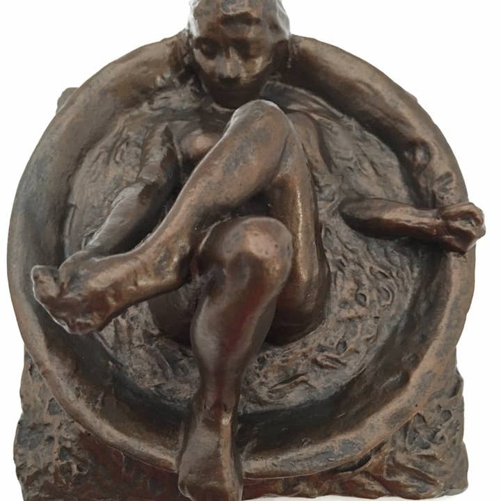 Degas Woman in Le Tub Statue for wholesale by Museum Wholesale Inc