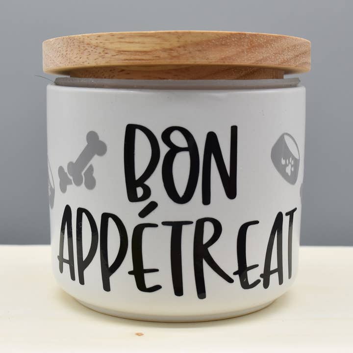 Leckerlieglas | Bon Appetreat WEIß für den Großhandel von pinkabell e.U.